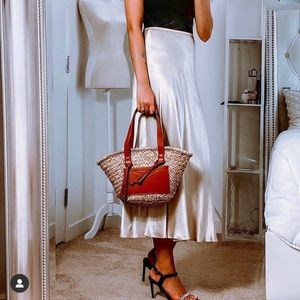 Zara Satin Skirt- Small